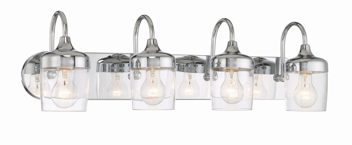 Craftmade - 58104-CH - Four Light Vanity - Wrenn - Chrome