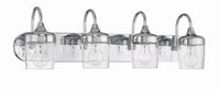 Craftmade - 58104-CH - Four Light Vanity - Wrenn - Chrome
