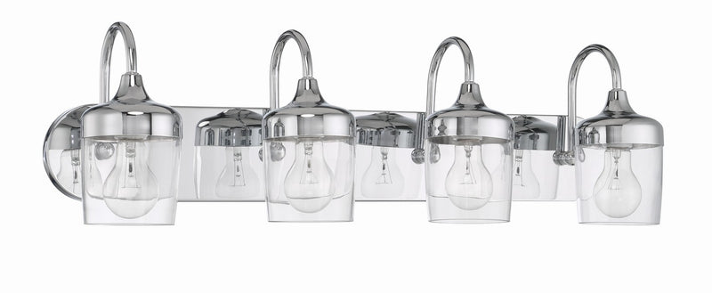 Craftmade - 58104-CH - Four Light Vanity - Wrenn - Chrome
