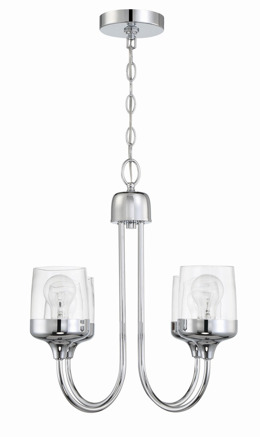 Craftmade - 58124-CH - Four Light Chandelier - Wrenn - Chrome