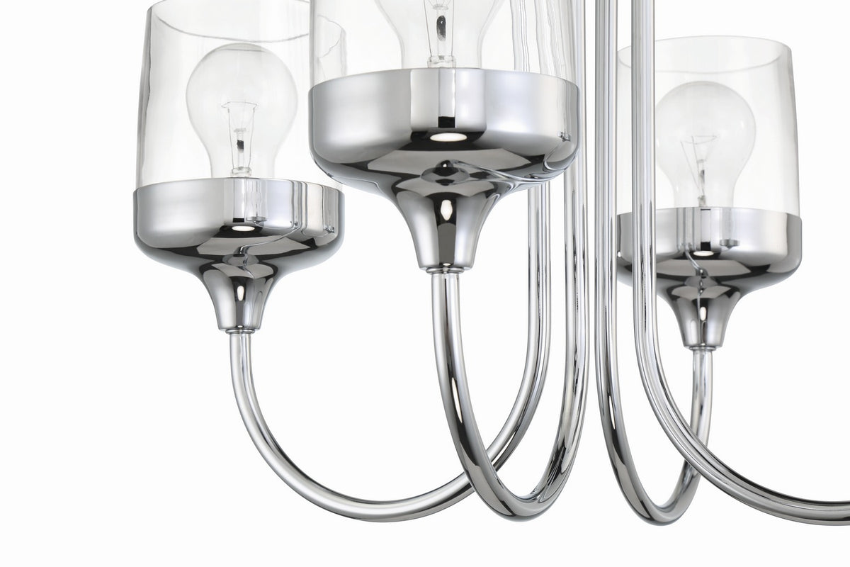 Craftmade - 58124-CH - Four Light Chandelier - Wrenn - Chrome