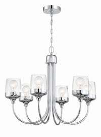 Craftmade - 58126-CH - Six Light Chandelier - Wrenn - Chrome