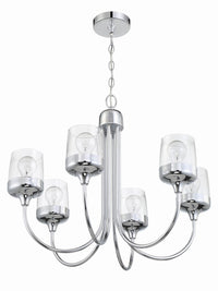 Craftmade - 58126-CH - Six Light Chandelier - Wrenn - Chrome