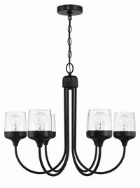 Craftmade - 58126-FB - Six Light Chandelier - Wrenn - Flat Black