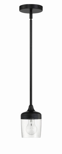 Craftmade - 58191-FB - One Light Mini Pendant - Wrenn - Flat Black