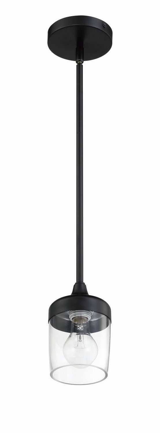 Craftmade - 58191-FB - One Light Mini Pendant - Wrenn - Flat Black