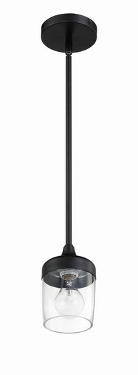 Craftmade - 58191-FB - One Light Mini Pendant - Wrenn - Flat Black