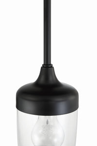 Craftmade - 58191-FB - One Light Mini Pendant - Wrenn - Flat Black