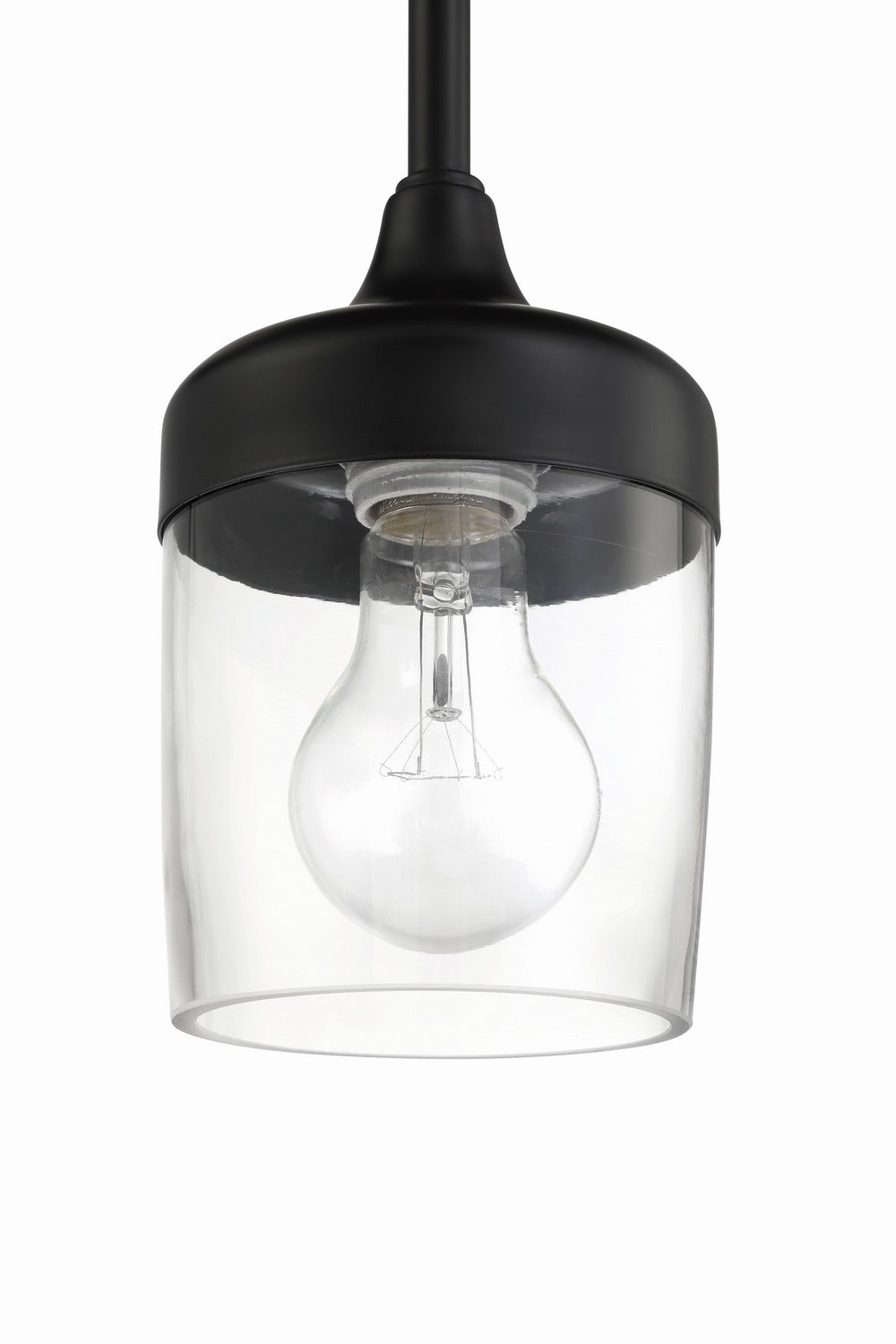 Craftmade - 58191-FB - One Light Mini Pendant - Wrenn - Flat Black
