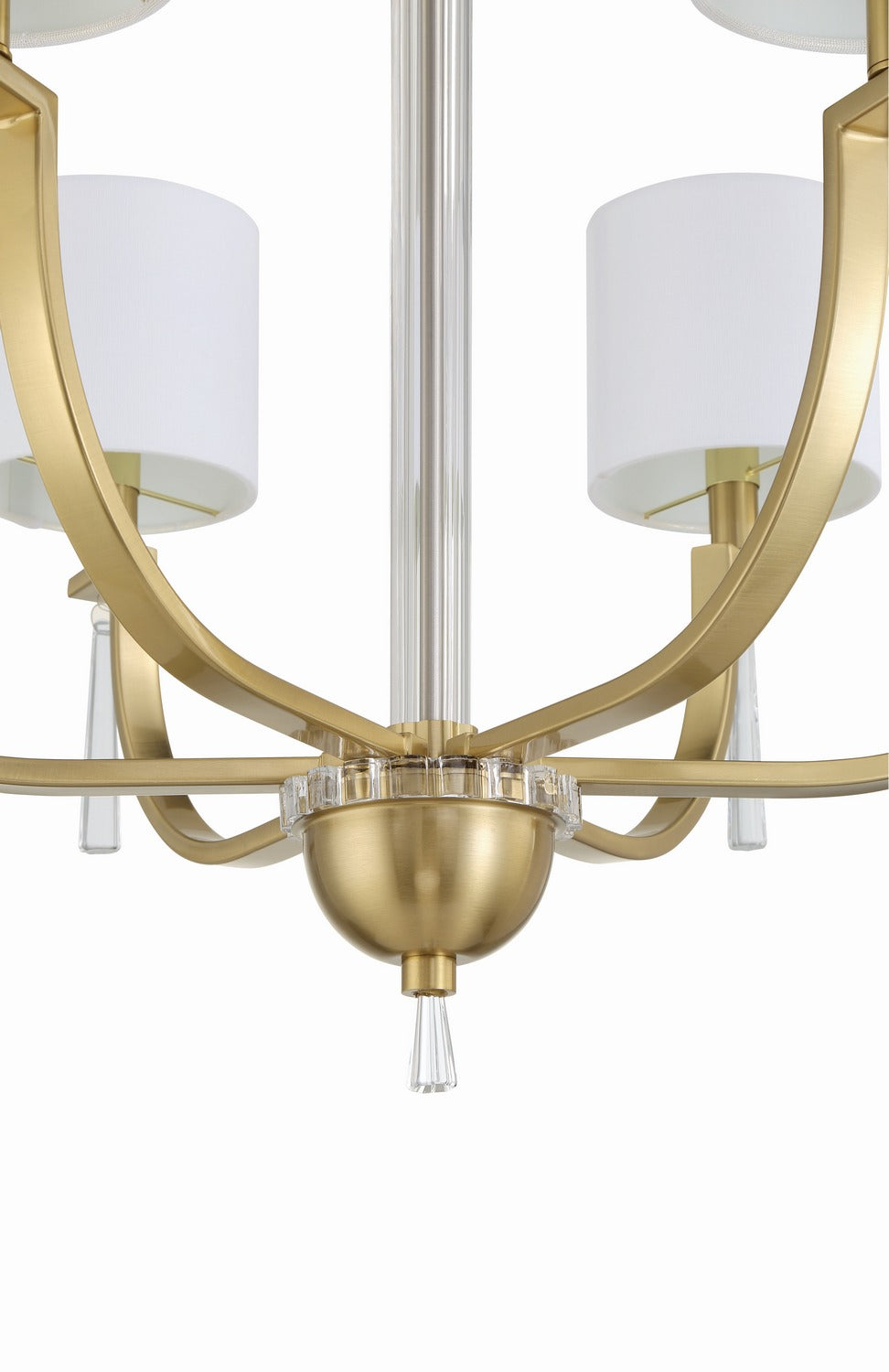 Craftmade - 58226-SB - Six Light Chandelier - Fortuna - Satin Brass