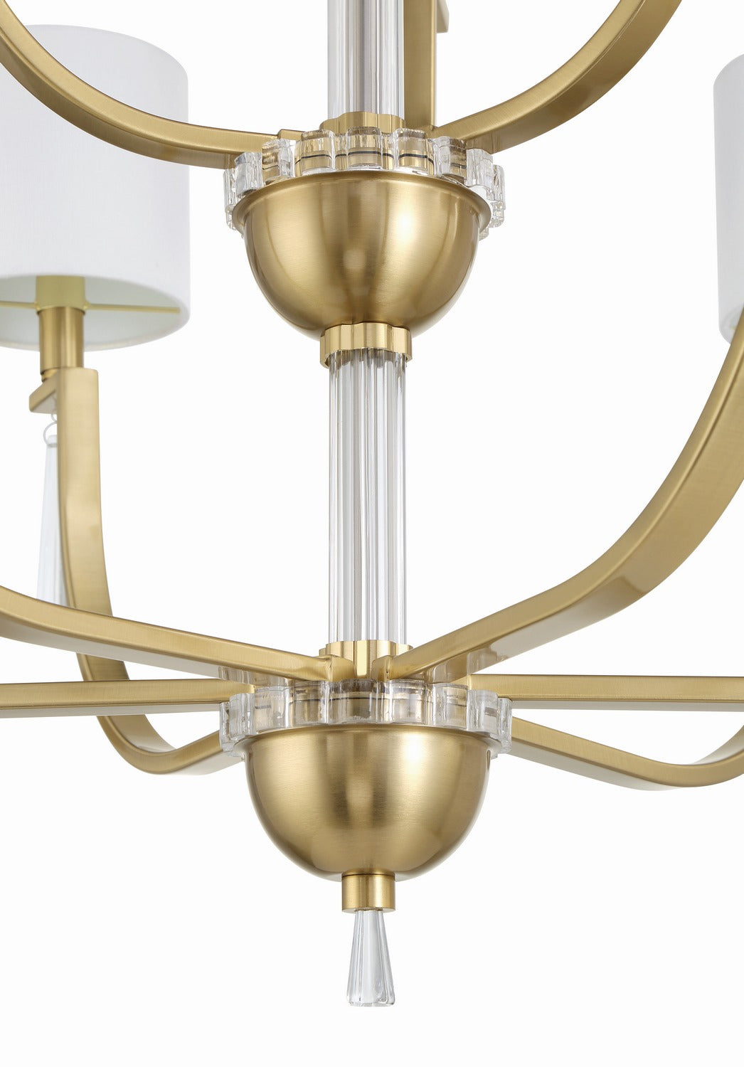 Craftmade - 58229-SB - Nine Light Chandelier - Fortuna - Satin Brass