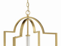 Craftmade - 58234-SB - Four Light Foyer Pendant - Fortuna - Satin Brass