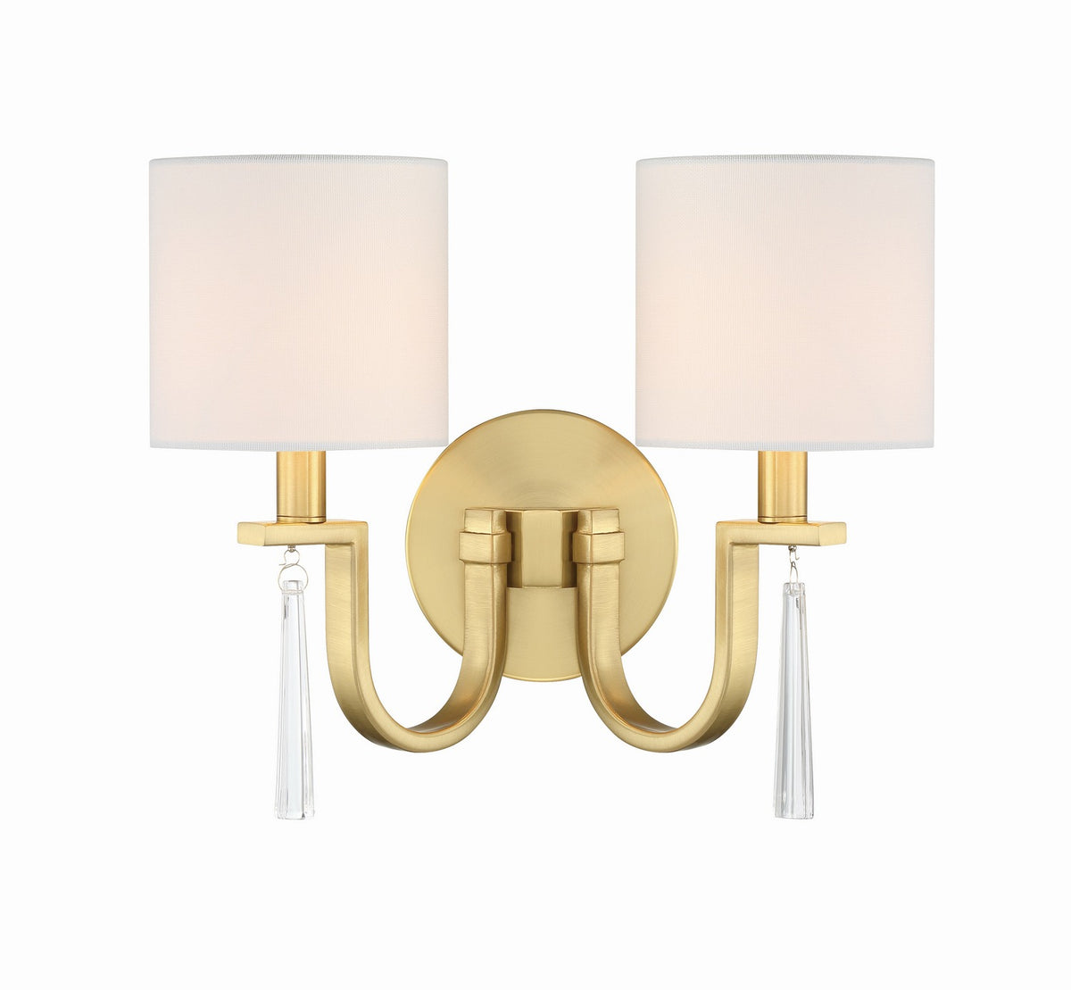 Craftmade - 58262-SB - Two Light Wall Sconce - Fortuna - Satin Brass