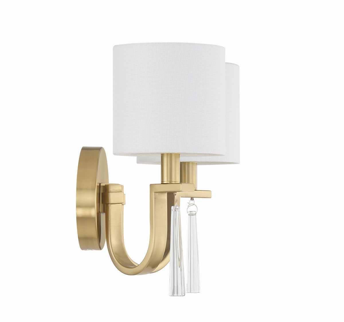Craftmade - 58262-SB - Two Light Wall Sconce - Fortuna - Satin Brass