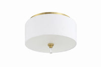 Craftmade - 58282-SB - Two Light Flushmount - Fortuna - Satin Brass