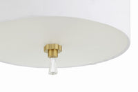 Craftmade - 58282-SB - Two Light Flushmount - Fortuna - Satin Brass