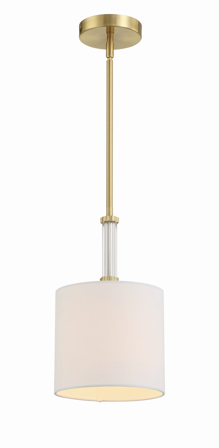 Craftmade - 58291-SB - One Light Mini Pendant - Fortuna - Satin Brass