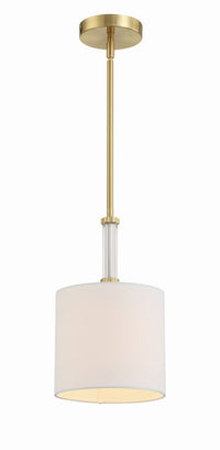 Craftmade - 58291-SB - One Light Mini Pendant - Fortuna - Satin Brass
