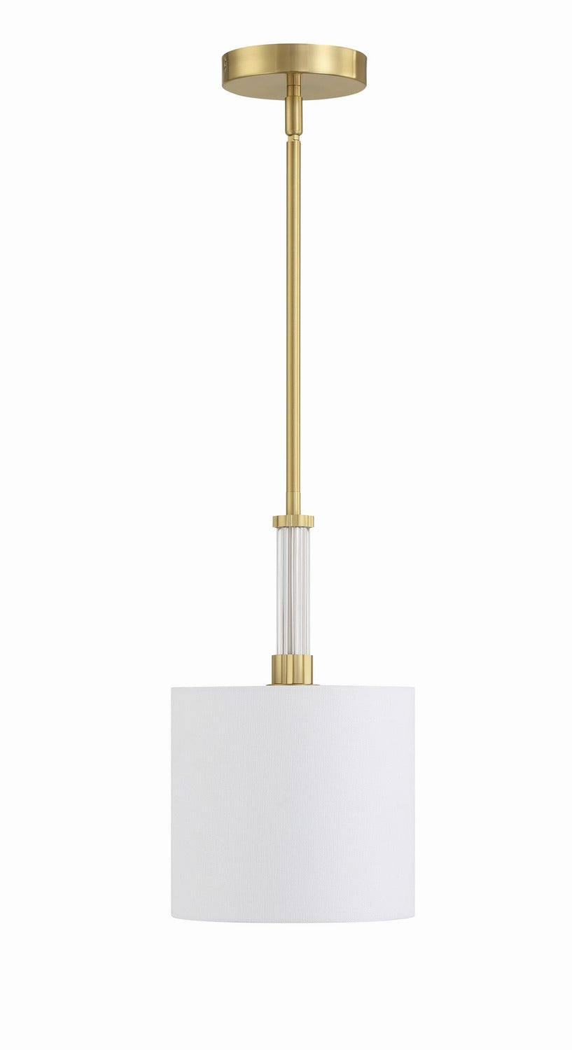 Craftmade - 58291-SB - One Light Mini Pendant - Fortuna - Satin Brass