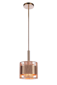 Craftmade - 59091-SB - One Light Mini Pendant - Kensey - Satin Brass