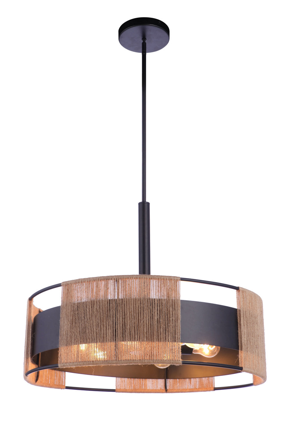 Craftmade - 59096-FB - Six Light Pendant - Kensey - Flat Black