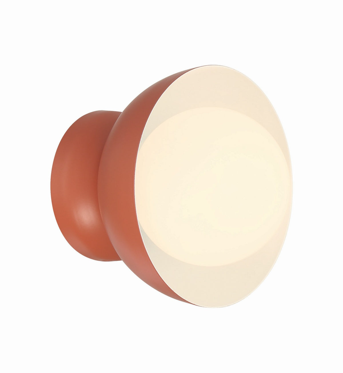 Craftmade - 59161-BCY - One Light Wall Sconce - Ventura Dome - Baked Clay