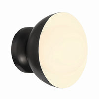 Craftmade - 59161-FB - One Light Wall Sconce - Ventura Dome - Flat Black