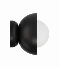 Craftmade - 59161-FB - One Light Wall Sconce - Ventura Dome - Flat Black