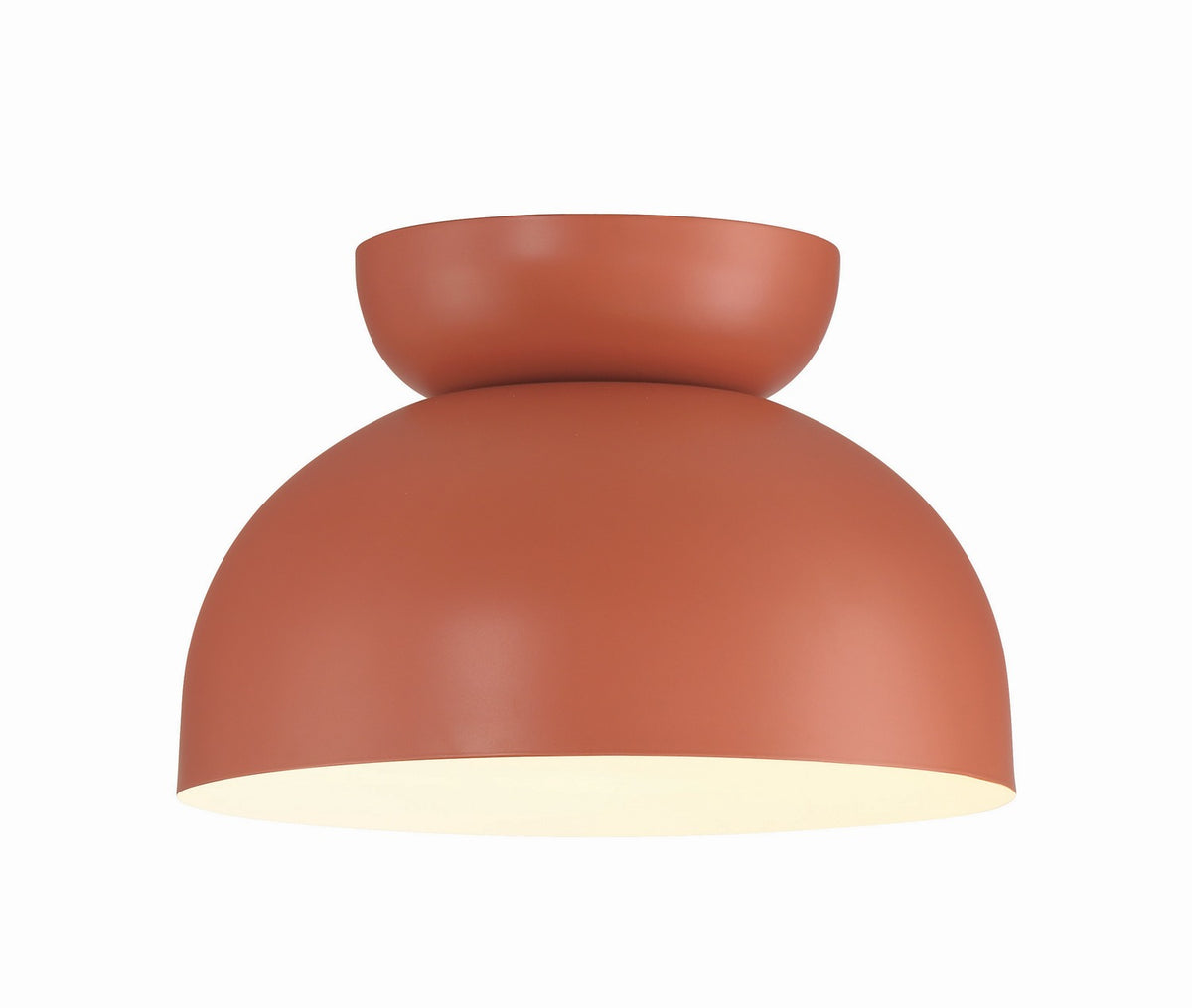 Craftmade - 59181-BCY - One Light Flushmount - Ventura Dome - Baked Clay