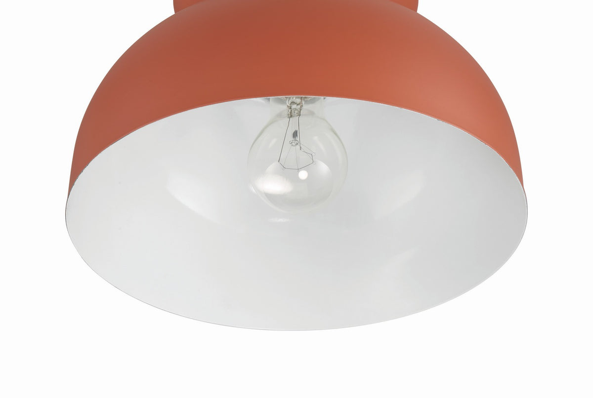 Craftmade - 59181-BCY - One Light Flushmount - Ventura Dome - Baked Clay