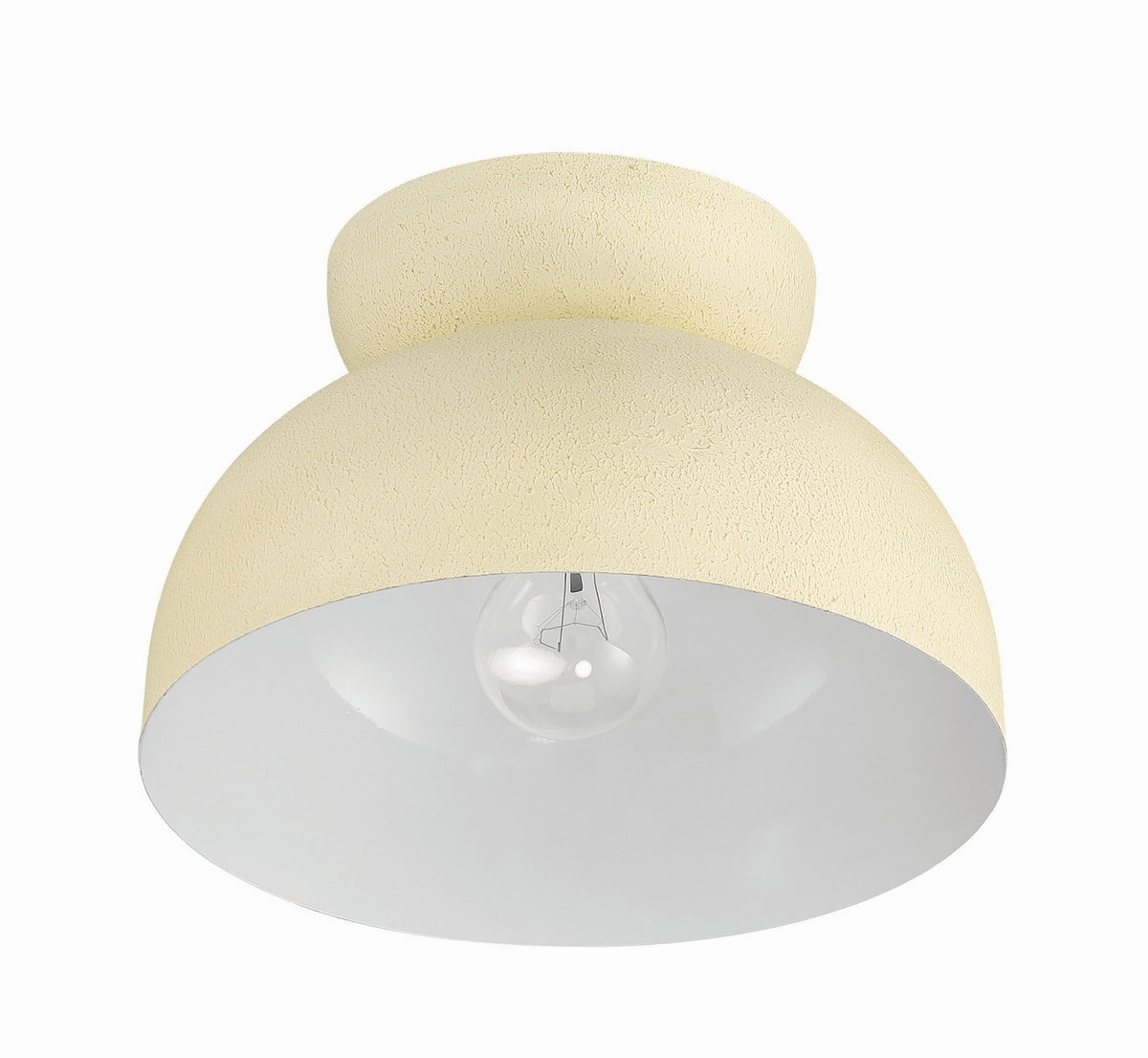 Craftmade - 59181-CW - One Light Flushmount - Ventura Dome - Cottage White
