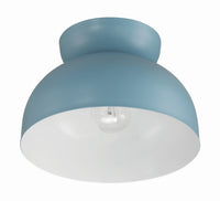 Craftmade - 59181-DB - One Light Flushmount - Ventura Dome - Dusty Blue
