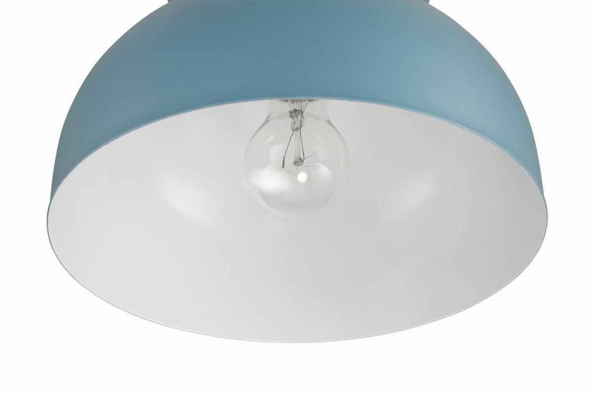 Craftmade - 59181-DB - One Light Flushmount - Ventura Dome - Dusty Blue