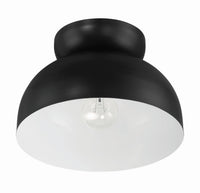 Craftmade - 59181-FB - One Light Flushmount - Ventura Dome - Flat Black