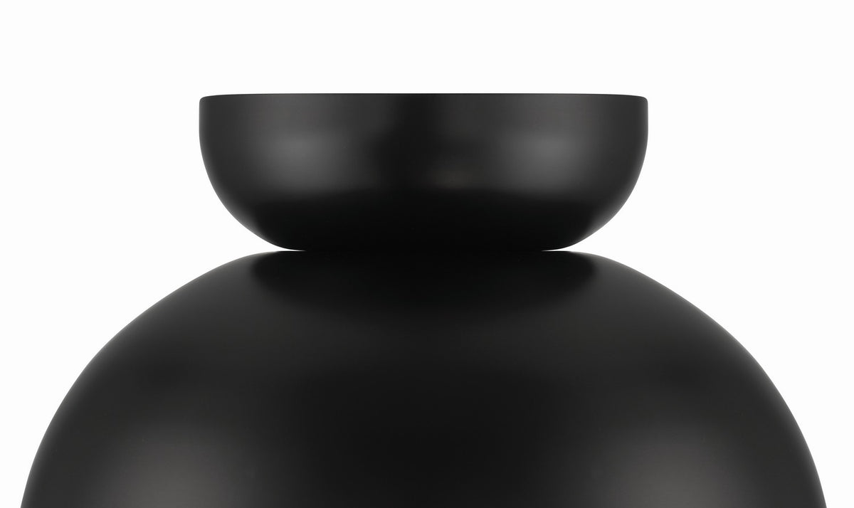 Craftmade - 59181-FB - One Light Flushmount - Ventura Dome - Flat Black