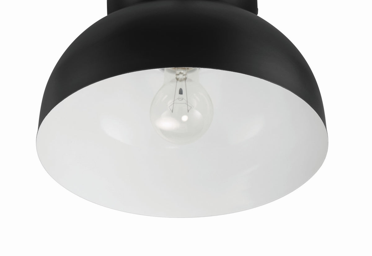 Craftmade - 59181-FB - One Light Flushmount - Ventura Dome - Flat Black