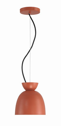 Craftmade - 59191-BCY - One Light Mini Pendant - Ventura Dome - Baked Clay