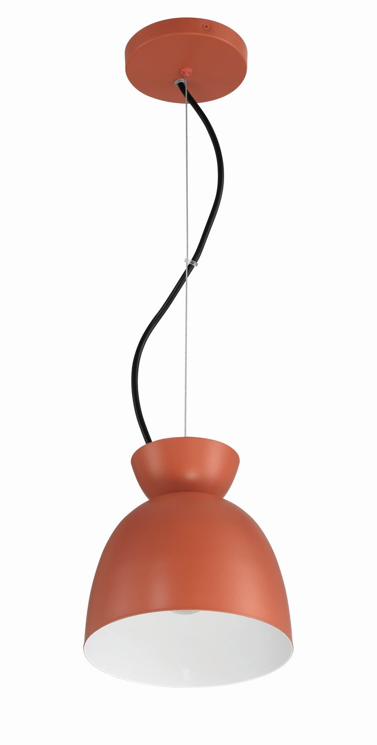 Craftmade - 59191-BCY - One Light Mini Pendant - Ventura Dome - Baked Clay