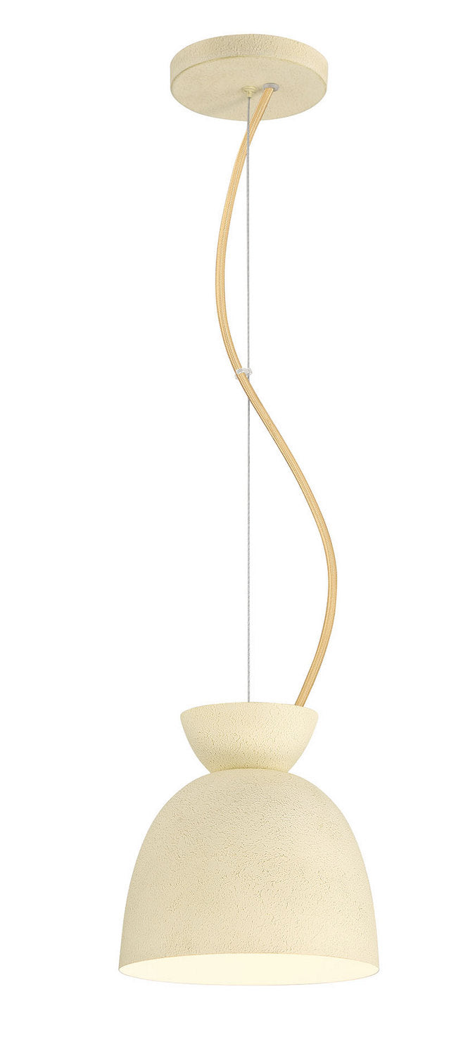 Craftmade - 59191-CW - One Light Mini Pendant - Ventura Dome - Cottage White