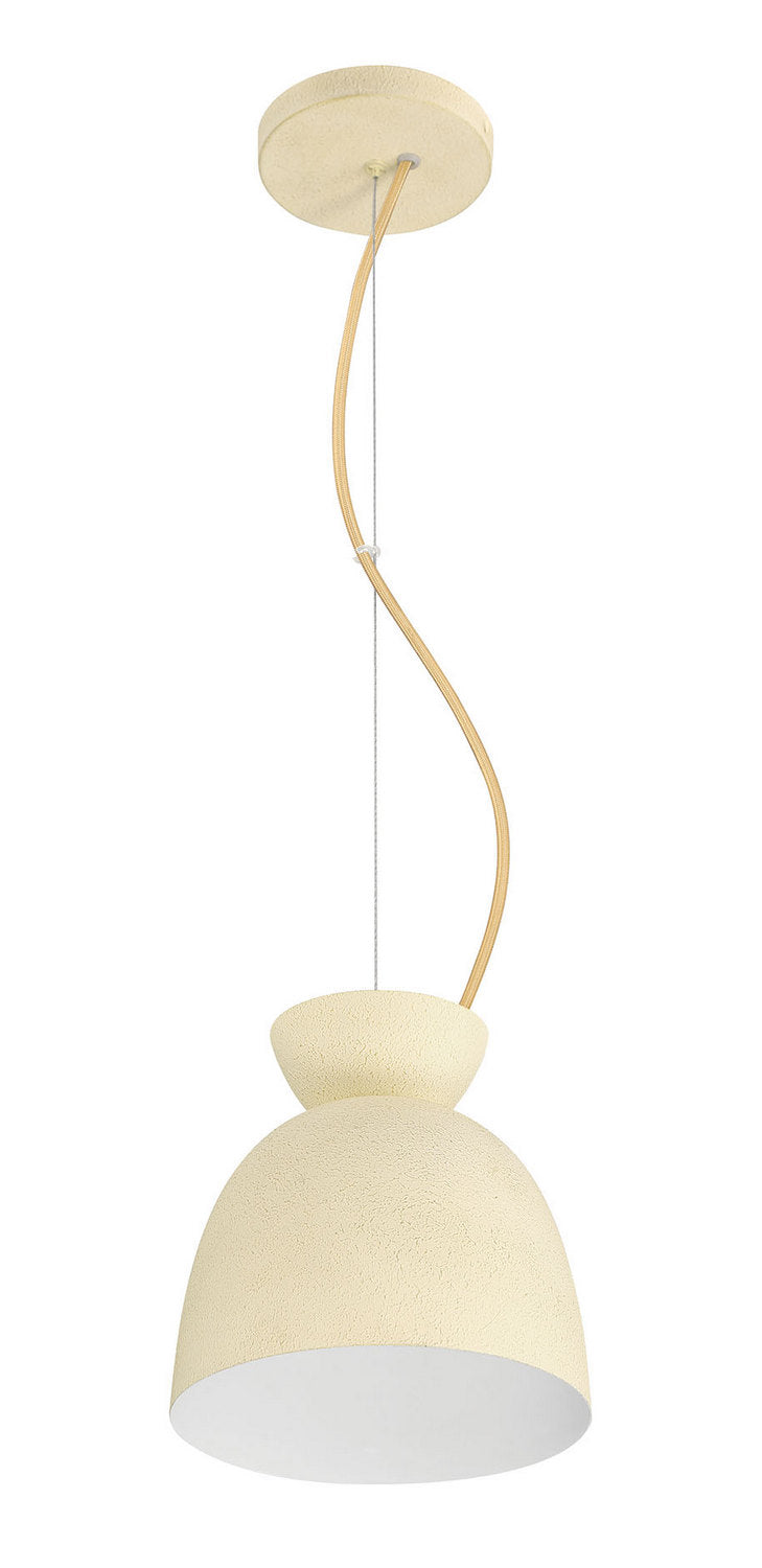 Craftmade - 59191-CW - One Light Mini Pendant - Ventura Dome - Cottage White