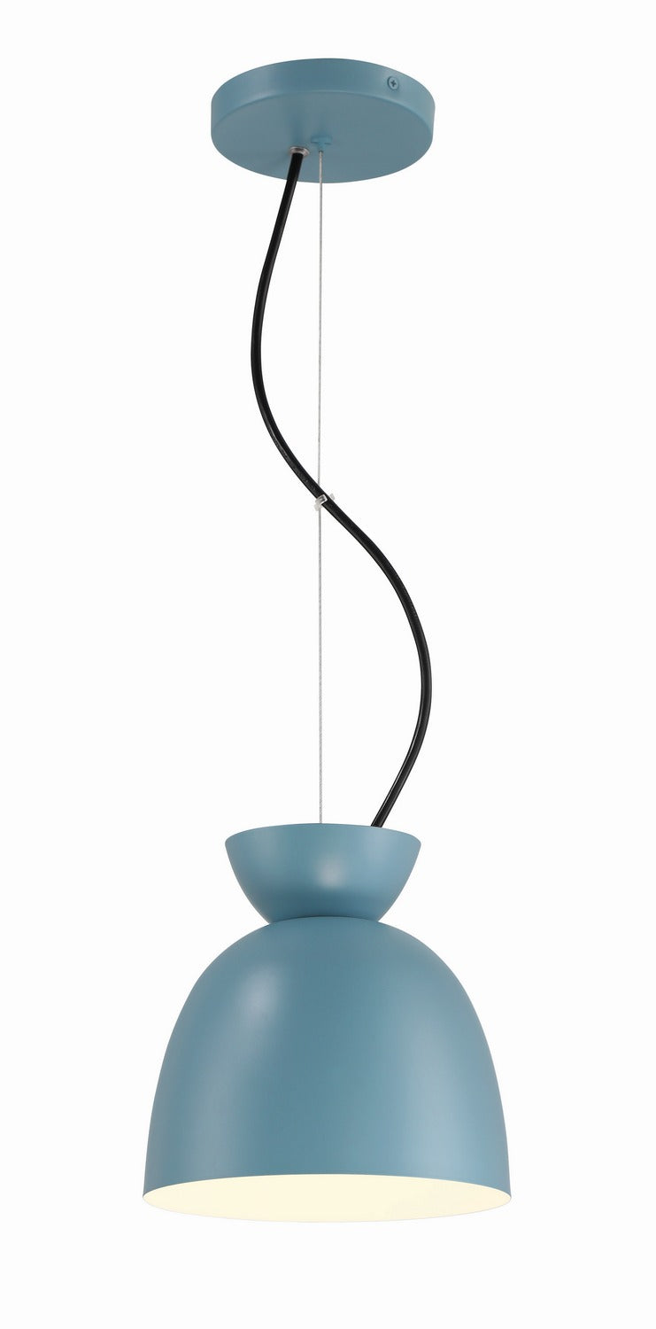 Craftmade - 59191-DB - One Light Mini Pendant - Ventura Dome - Dusty Blue