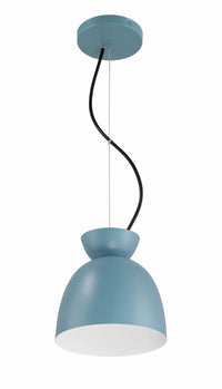Craftmade - 59191-DB - One Light Mini Pendant - Ventura Dome - Dusty Blue