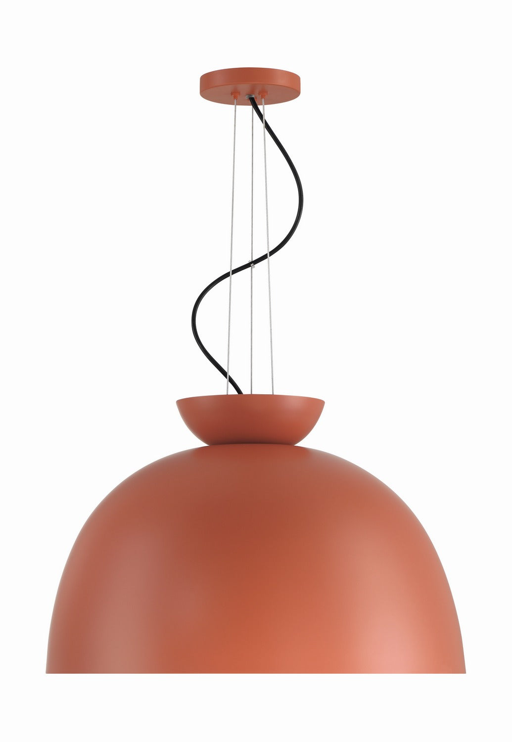 Craftmade - 59192-BCY - One Light Pendant - Ventura Dome - Baked Clay