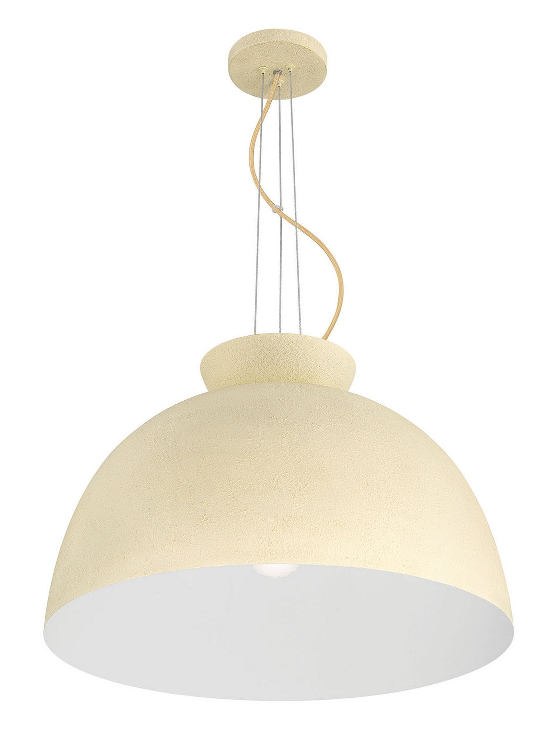 Craftmade - 59192-CW - One Light Pendant - Ventura Dome - Cottage White