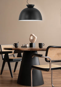 Craftmade - 59192-FB - One Light Pendant - Ventura Dome - Flat Black