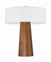 Craftmade - 87001WN-T - LED Table Lamp - Wooden Base - Walnut