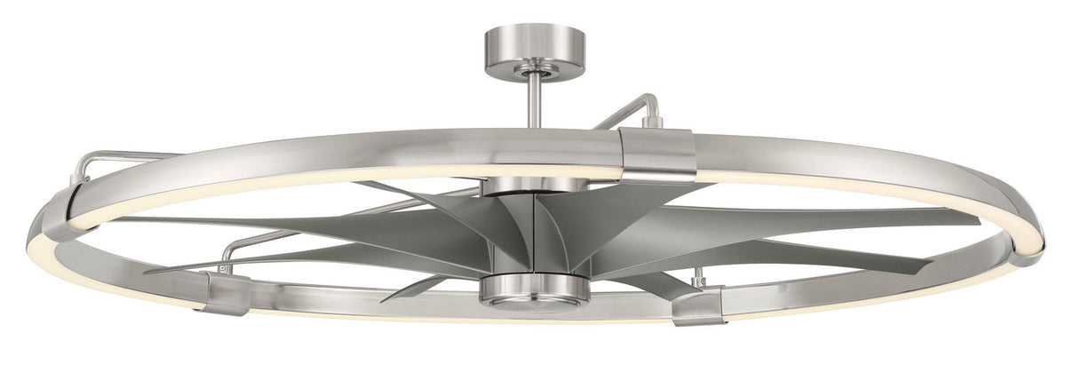 Craftmade - AXL57BNK8 - 52" Ceiling Fan - Axel - Brushed Polished Nickel