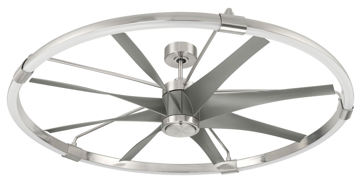 Craftmade - AXL57BNK8 - 52" Ceiling Fan - Axel - Brushed Polished Nickel