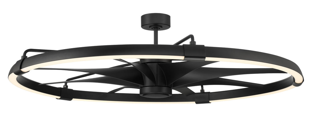 Craftmade - AXL57FB8 - 52" Ceiling Fan - Axel Indoor/Outdoor - Flat Black
