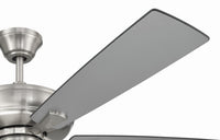Craftmade - ECF104BNK5-BNGW - 52" Ceiling Fan - Eos Clear 4 Light - Brushed Polished Nickel
